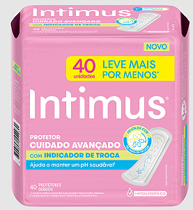 Absorvente Intimus Indicador de Troca 40 un