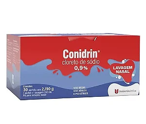 Conidrin 0,9% refil com 30 sachês