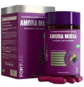 Fort Life amora miura 1000 mg com 60 cápsulas