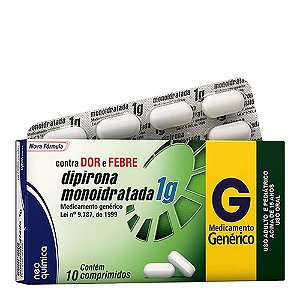 Dipirona Sódica 500mg com 10 Comprimidos