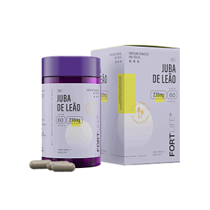 Fort Life juba de leão 230 mg com 60 cápsulas