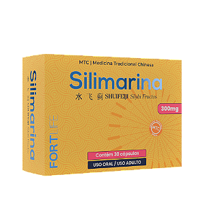 Fort Life silimarina 300 mg com 10 cápsulas envelope