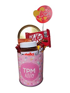 Lata TPM Alívio com Chocolates e Nutella