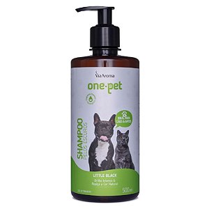 Shampoo One Pet Pelos Escuros Para Cães e Gatos -500ML