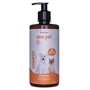 Shampoo One Pet Pelos Claros Para Cães e Gatos -500ml