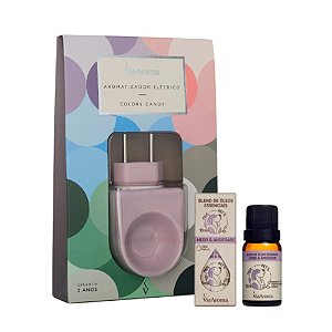 Kit Óleo Essencial Blend Pets Medo e Ansiedade mais Aromatizador Lilás- Via Aroma