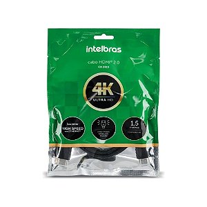 Cabo Hdmi 1,5 Metros Intelbras Ch2015 2.0 4k