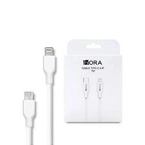 Cabo Usb-C - Lightning 1m 3.0A Trançado Branco CAB273 1HORA
