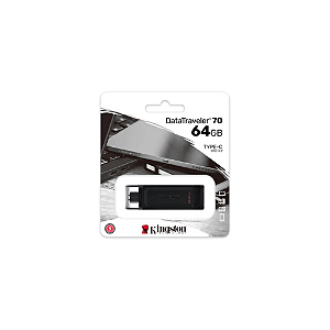 Pendrive DataTraveler 70 64gb Usb-C / Usb-A 3.2 Kingston