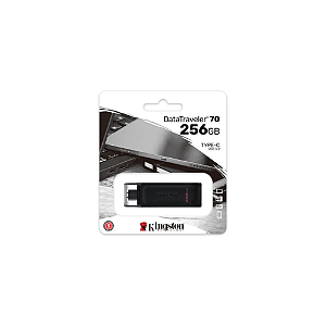 Pendrive DataTraveler 70 256gb Usb-C / Usb-A 3.2 Kingston