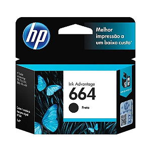 Cartucho Original Hp 664 Preto