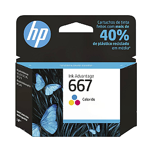 Cartucho Original Hp 667 Colorido