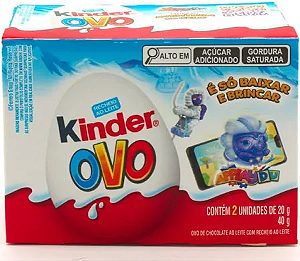Kinder Ovo Chocolate Meninos 2un 40g