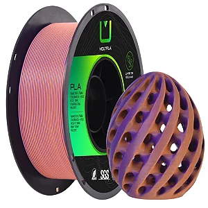 Filamento Multfila PLA Matte Laranja Escuro/Roxo 1kg