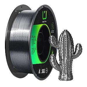Filamento Multfila PLA Silk Preto 1kg