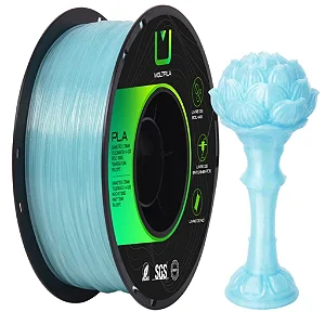 Filamento Multfila PLA Translúcido Azul Claro 1kg