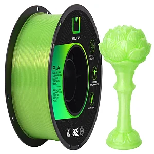 Filamento Multfila PLA Translúcido Verde Limao 1kg