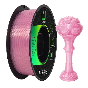 Filamento Multfila PLA Translúcido Rosa 1kg