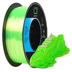 Filamento Multfila TPU 95A  Verde Translúcido 1kg