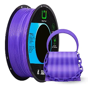 Filamento Multfila TPU 95A Raibow Roxo/Branco 1kg