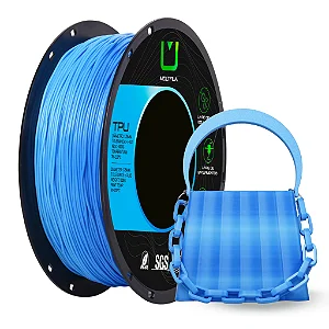 Filamento Multfila TPU 95A Raibow Azul/Branco 1kg