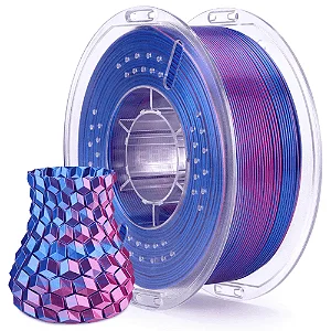 Filamento Elegoo PLA Silk Azul Magenta 1kg