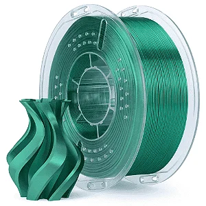 Filamento Elegoo PLA Silk Verde Holly 1kg