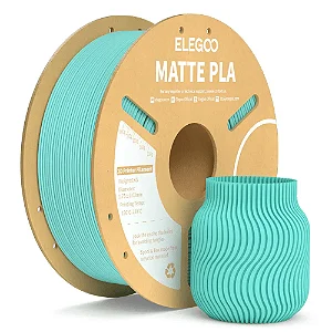 Filamento Elegoo PLA Matte Verde Azulado 1kg