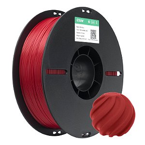 Filamento Esun PLA Basic Vermelho Bombeiro 1kg
