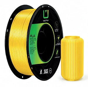 Filamento Multfila PLA Silk Amarelo 1kg