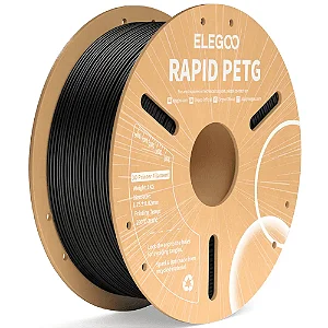 Filamento Elegoo PETG Preto 1kg