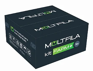 Kit Farm Multfila 12kg Filamento PETG Preto
