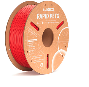 Filamento Elegoo PETG Vermelho 1kg