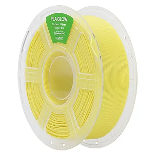 Filamento Elegoo PLA Glow Amarelo (Acende no Escuro) 1kg