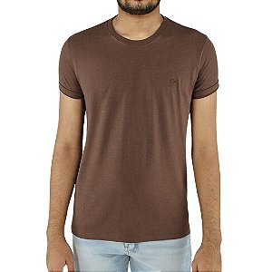 Camiseta Ogochi Essencial Slim Masculina M/C 6490001 - Café
