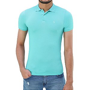 Camiseta Ogochi Gola Polo Casual Slim Masculina 7484025-0063