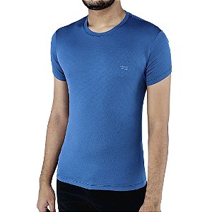 Camiseta M/C Sport Slim Ogochi - Azul