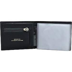 Carteira em Couro Ogochi 64440005-0005 - Preto