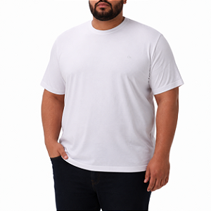 Camiseta Ogochi Plus Size Masculino Branca Manga Curta