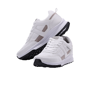 Tênis Ogochi Sintético Masculino Branco Det Band