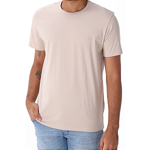 Camiseta Ogochi Essencial Slim Masculina Areia