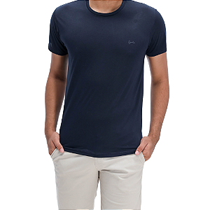 Camiseta Ogochi Essencial Slim Masculino Azul Marinho