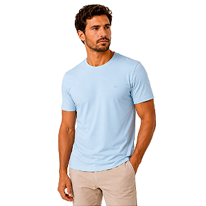 Camiseta Ogochi Essencial Slim Masculina Azul Céu