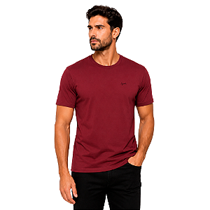 Camiseta Ogochi Essencial Slim Masculina Bordô