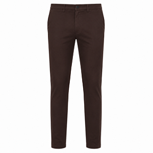 Calça Jeans Ogochi Bolso Faca Slim Essencial Masculino Café