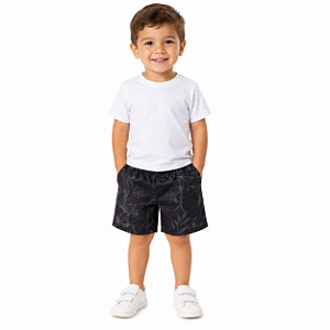 Bermuda Boxer Ogochi Infantil Juvenil Estampa Floral Bolso