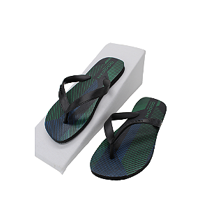 Chinelo Sandália Ogochi Infantil Juvenil Preto com Estampa