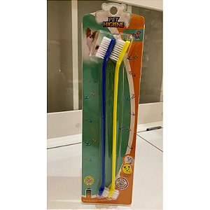 Escova dental dupla blister com 2 unidades