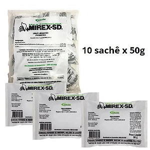 Formicida Mirex XD 10 pacotes de 50g