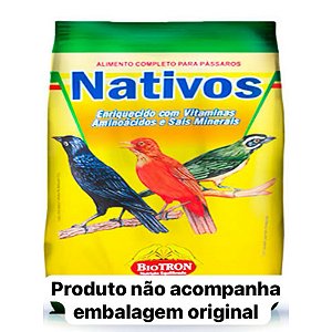 Nativos 500g A granel Ração Para Sábia, Pássaro Preto, Trinca Ferro e Outros Com Aroma de Banana